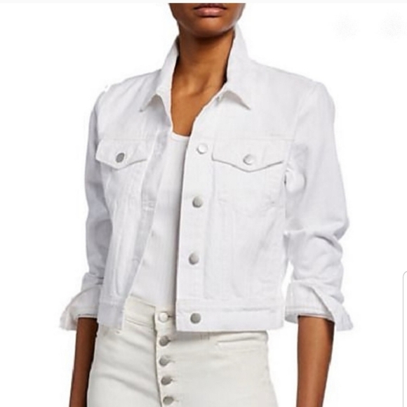 J brand white denim jacket ONE OF A KIND - Picture 10 of 10
